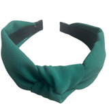 Diadema Escolar Verde Top Knot