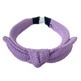 Diadema Lazo Lavander Ribbed