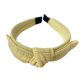 Diadema Lazo Yellow Ribbed