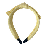 Diadema Lazo Yellow Ribbed