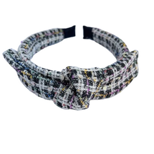 Diadema Lazo Black Tweed