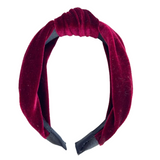 Diadema Burgundy Velvet