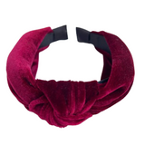 Diadema Burgundy Velvet