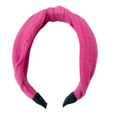 Diadema Nudo Hot Pink