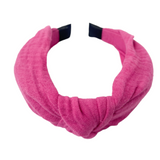 Diadema Nudo Hot Pink