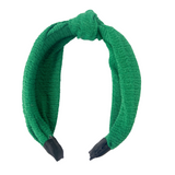 Diadema Nudo Jade ribbed