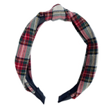 Diadema Christmas plaid