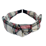 Diadema Lazo Red plaid