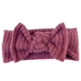 Banda Bow Burgundy Knit