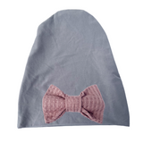 Beanie Gray 1 Bow