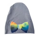 Beanie Gray 1 Bow