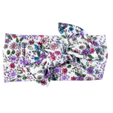 Banda Bow Purple Floral