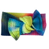 Banda Bow Neon Tie Dye Knit