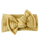 Banda Bow Yellow Knit