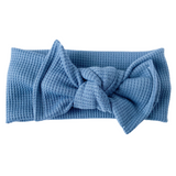 Banda Bow Knot Blue Waffle