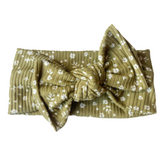 Banda Bow Olive Floral