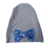 Beanie Gray 1 Bow