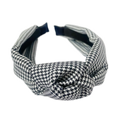 Diadema Nudo Houndstooth