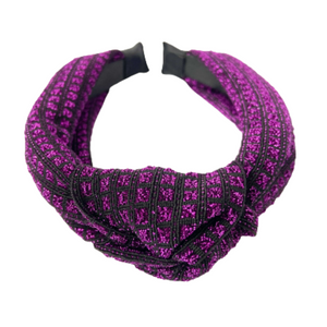Diadema Nudo Purple Holiday