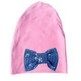 Pink Beanie with 1 Bow