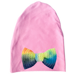 Pink Beanie with 1 Bow