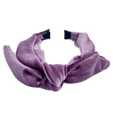 Diadema Lazo Purple Velvet