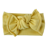 Banda Bow Light Yellow Rib